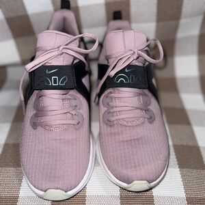 NIKE AIR MAX BELLA TR 5 Women's Training Shoes (6.5) Mauve Black EUC Pink Gym
